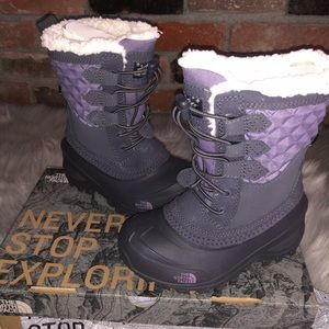 Kids northface boots girl